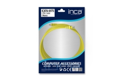INCA Patchkabel RJ45 Cat6 UTP 250mhz 5.00m gelb retail
