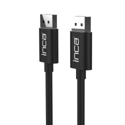 INCA DisplayPort-Kabel 4K60Hz 1.80m schwarz retail