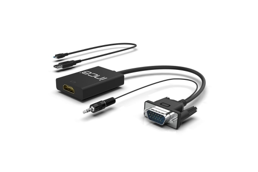 INCA Adapter IVTH-02 VGA + USB-A + Audio > HDMI, 0.2m retail