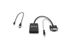 INCA Adapter IVTH-02 VGA + USB-A + Audio > HDMI, 0.2m retail