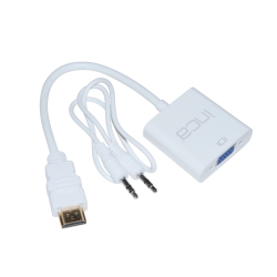INCA Adapter HDMI->VGA +3.5mm AUX St/Bu FHD@ 60Hz 0.20m ws retail