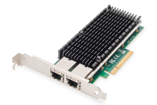 DIGITUS PCIe Card 2x RJ45 Gigabit Intel X540 Chip inkl LP