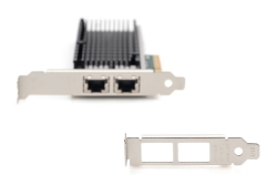 DIGITUS PCIe Card 2x RJ45 Gigabit Intel X540 Chip inkl LP