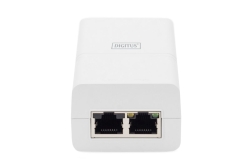 DIGITUS Gigabit Ethernet PoE+ Injektor 802.3at 30W weiß