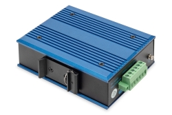 DIGITUS Switch Ind. 4-Port Gigabit 30W PoE Unmanaged blau