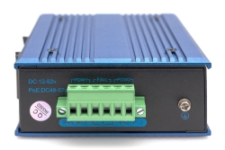 DIGITUS Switch Ind. 4-Port Gigabit 30W PoE Unmanaged blau