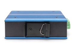 DIGITUS Switch Ind. 4-Port Gigabit 30W PoE Unmanaged blau