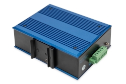 DIGITUS Switch Ind. 8-Port 10/100 PoE Unmanaged blau