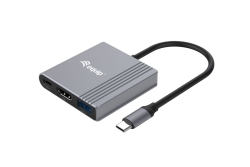 Equip Dock 3-1 USB-C->HDMI,USB-A,100W USB-C 0.25m