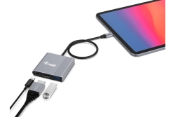 Equip Dock 3-1 USB-C->HDMI,USB-A,100W USB-C 0.25m