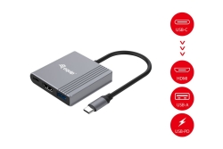 Equip Dock 3-1 USB-C->HDMI,USB-A,100W USB-C 0.25m