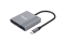 Equip Dock 3-1 USB-C->HDMI,USB-A,100W USB-C 0.25m