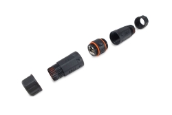 Equip Inline-Koppler Cat6a RJ45 IP68 Out/gesch. Bu/Bu...