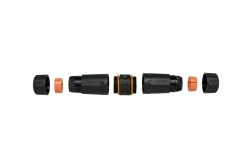 Equip Inline-Koppler Cat6a RJ45 IP68 Out/gesch. Bu/Bu 250MHz Polybeutel