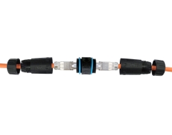 Equip Inline-Koppler Cat6a RJ45 IP68 Out/gesch. Bu/Bu...