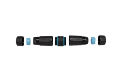 Equip Inline-Koppler Cat6a RJ45 IP68 Out/gesch. Bu/Bu 500MHz Polybeutel