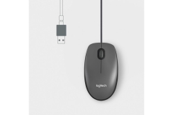 Logitech USB Mouse M100 schwarz