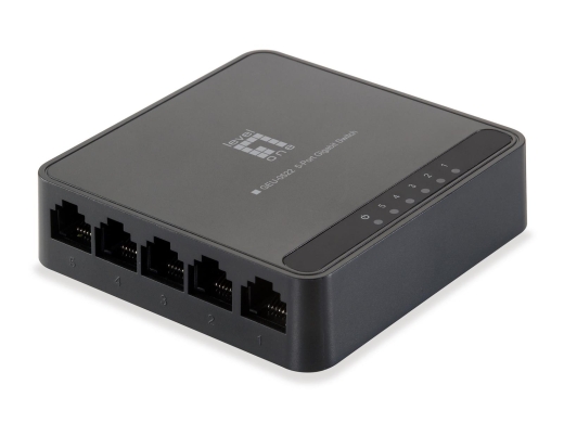 LevelOne Switch 5xGE unmanaged Plastik