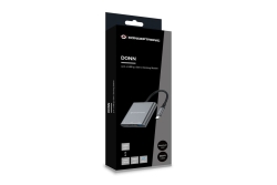 CONCEPTRONIC 3-1 Dock USB-C->HDMI/USB-A/100WPD 25cm gr