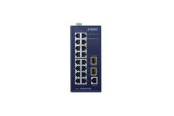 PLANET Industrial 16-Port Managed Switch IGS-4215-16T2S