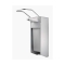 Desinfektionsmittel- & Seifen-Spender mit Armhebel - 500 ml, grau, Aluminium