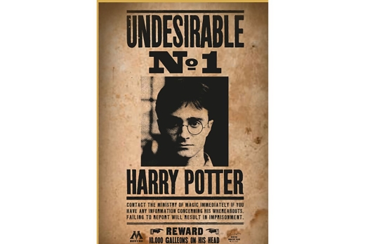ThumbsUp! Puzzle Harry Potter Wanted No.1 50Teile