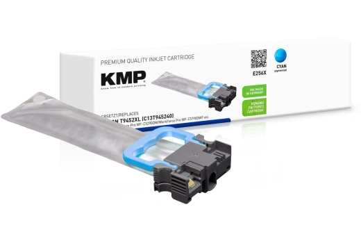 KMP Patrone Epson T9452 cyan 5000 S. E256X remanufactured