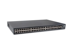 LevelOne Switch 48xGE/4x10GSFP+ 19unmanaged Metall