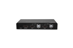 LINDY 2 Port KVM Switch HDMI 4K60, USB 2.0 & Audio
