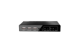 LINDY 2 Port KVM Switch HDMI 4K60, USB 2.0 & Audio