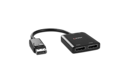 LINDY 2 Port DisplayPort 1.2 MST Hub