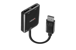 LINDY 2 Port DisplayPort 1.2 MST Hub