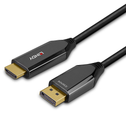 LINDY DisplayPort an HDMI 8K60 Adapterkabel aktiv 1m