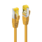 LINDY Patchkabel Cat6A RJ45 S/FTP Cat7 LSZH Kabel gelb 1m