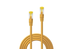 LINDY Patchkabel Cat6A RJ45 S/FTP Cat7 LSZH Kabel gelb 3m