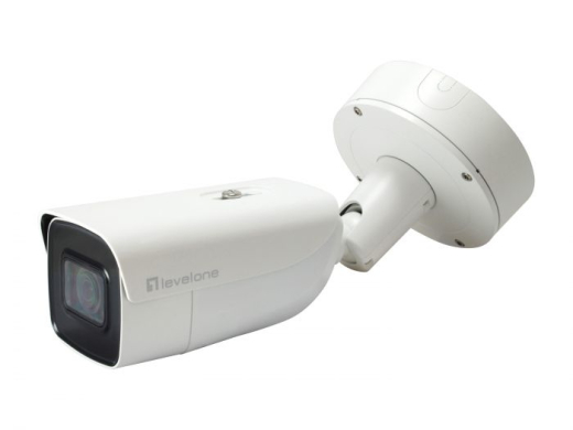 LevelOne IPCam 4xZ Bullet Fix Out 6MP/H.265/IR/ 18W/PoE/IP67