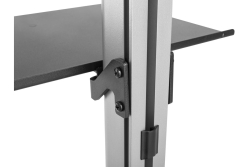 Equip Bodenstandhalter 37-70/1TFT 40kg Boden+Decke sw lite Retail