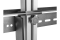 Equip Bodenstandhalter 37-70/1TFT 40kg Boden+Decke sw lite Retail