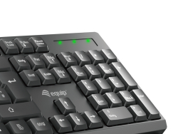 Equip Kombi Wireless Tastatur+Maus DE schwarz