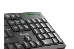 Equip Kombi Wireless Tastatur+Maus DE schwarz
