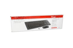 Equip Kombi Wireless Tastatur+Maus DE schwarz
