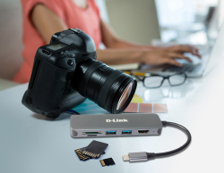 D-Link DUB-2327 6-in-1 USB-C Hub mit...