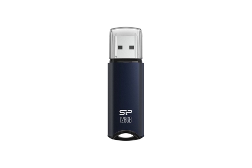 Silicon Power USB-Stick 64GB USB3.2 M02 Blue Alu BULK !