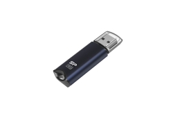 Silicon Power USB-Stick 64GB USB3.2 M02 Blue Alu BULK !
