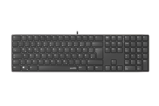 Speedlink Tastatur RIVA Slim Metal Scissor, schwarz retail