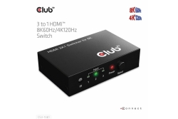 Club3D HDMI Switchbox 3 Eingänge -> 1 Ausgang...