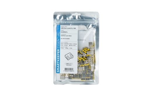 SmartKeeper Basic USB-A Port Blocker gelb 100 Stk.
