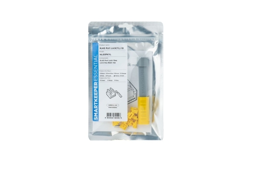 SmartKeeper Basic RJ45 Port Blocker gelb 10 Stk.+Key