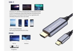 CONCEPTRONIC Adapter USB-C3.2->HDMI2.0 4K/60Hz 2.00m gr