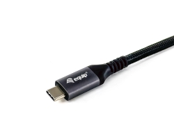 Equip Kabel USB-C4.0->C Gen2x2 PD100W St/St 2.00m schwarz